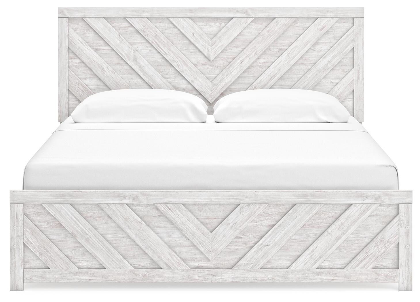 Cayboni Panel Bed, Dresser, Mirror and Chest (B3788-SI) - Image 12