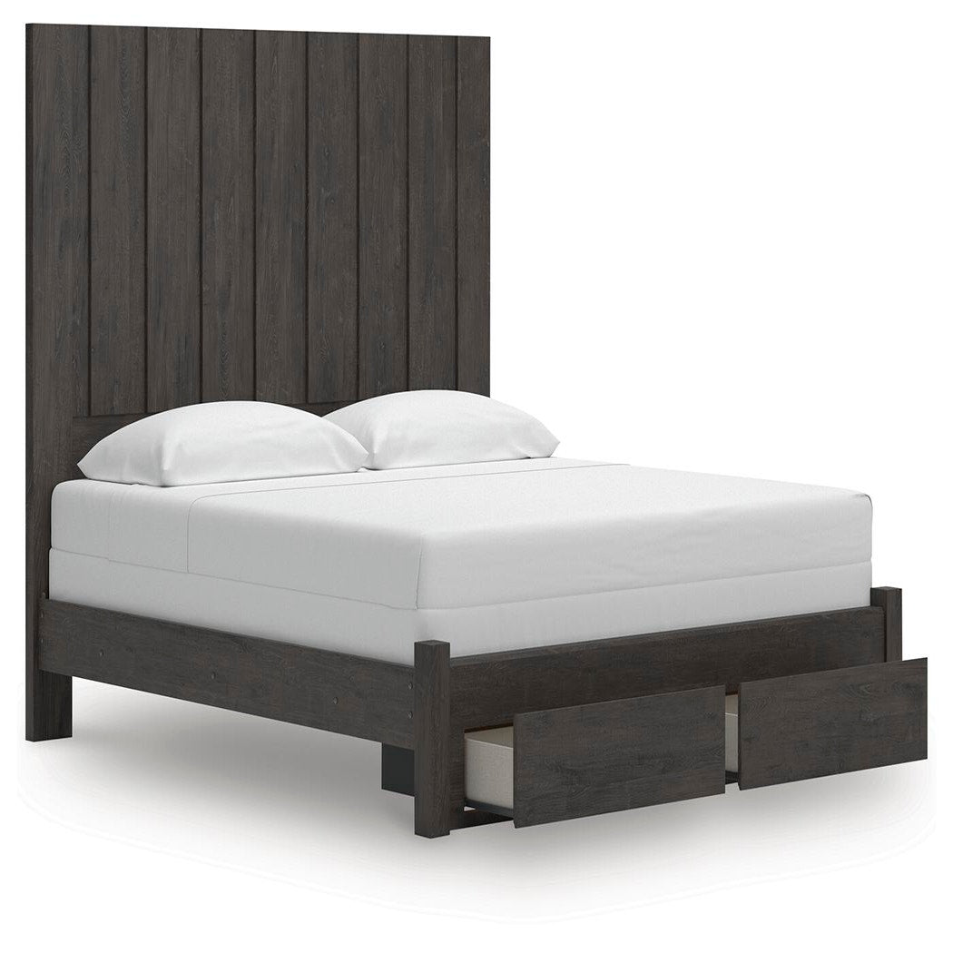 Fraluna King Panel Storage Bed (PCB3370-SI) - Image 4