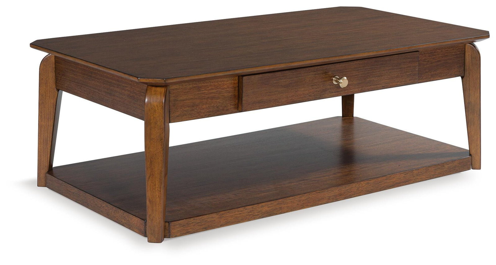 Trenmour Coffee Table - Medium Brown (T596-SI)
