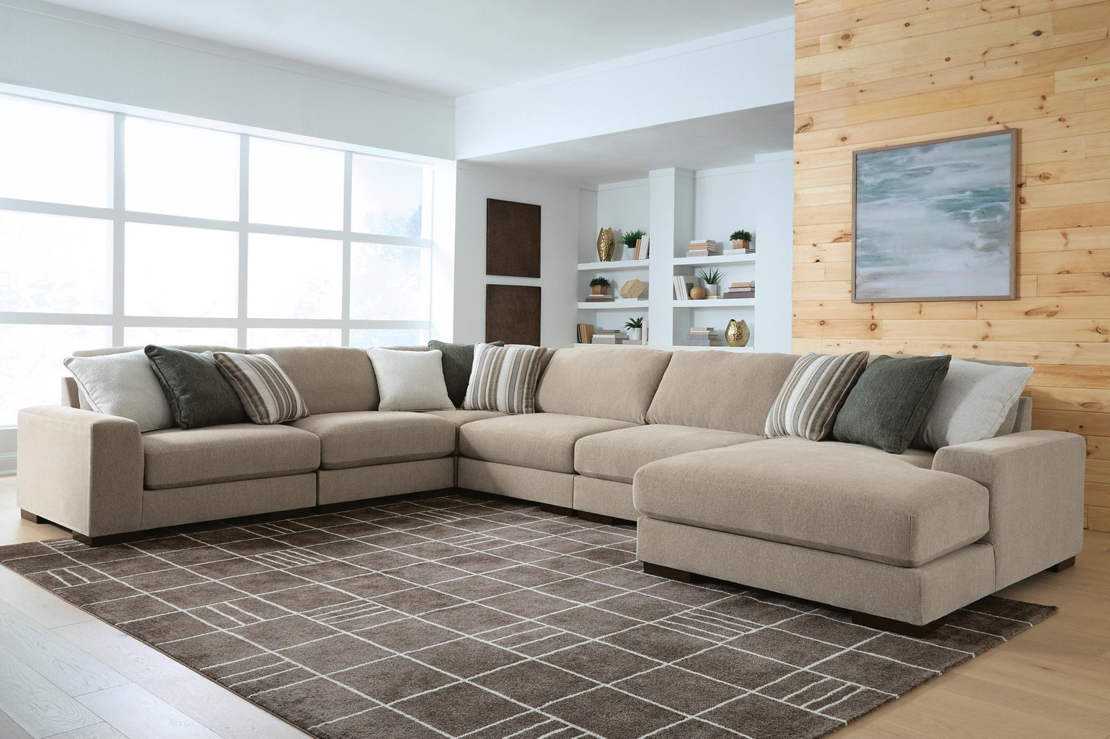 Linenhause 6-Piece Sectional with Chaise (31803-SI) - Image 2