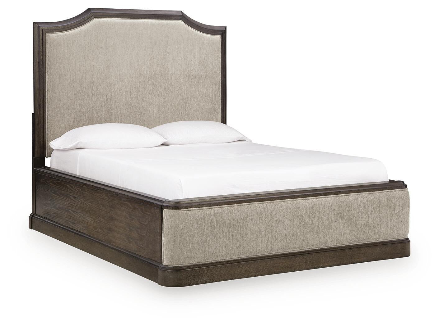 Wickenger Queen Upholstered Panel Bed (PCB889-SI)