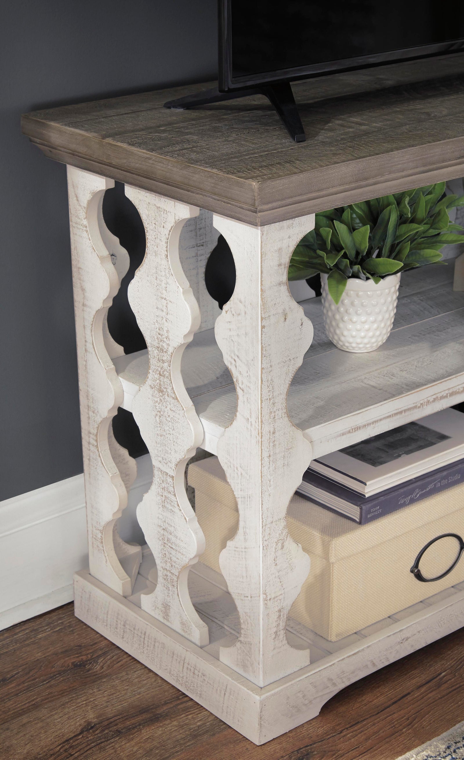 Havalance Sofa/Console Table - Gray/White (T814-SI) - Image 12
