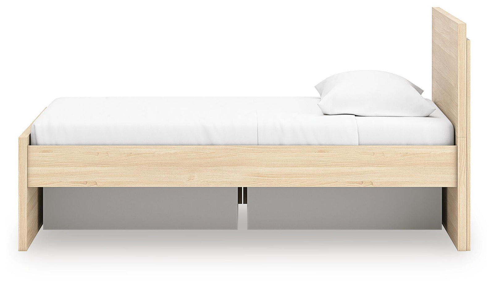 Onita Panel Platform Bed with 1 Side Storage (Youth) - Natural (EB9632-SI) - Image 8