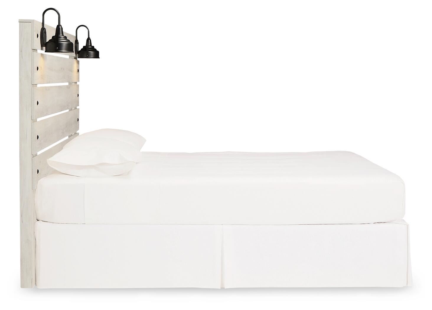 Cambeck Panel Headboard - Whitewash (B192-SI) - Image 5