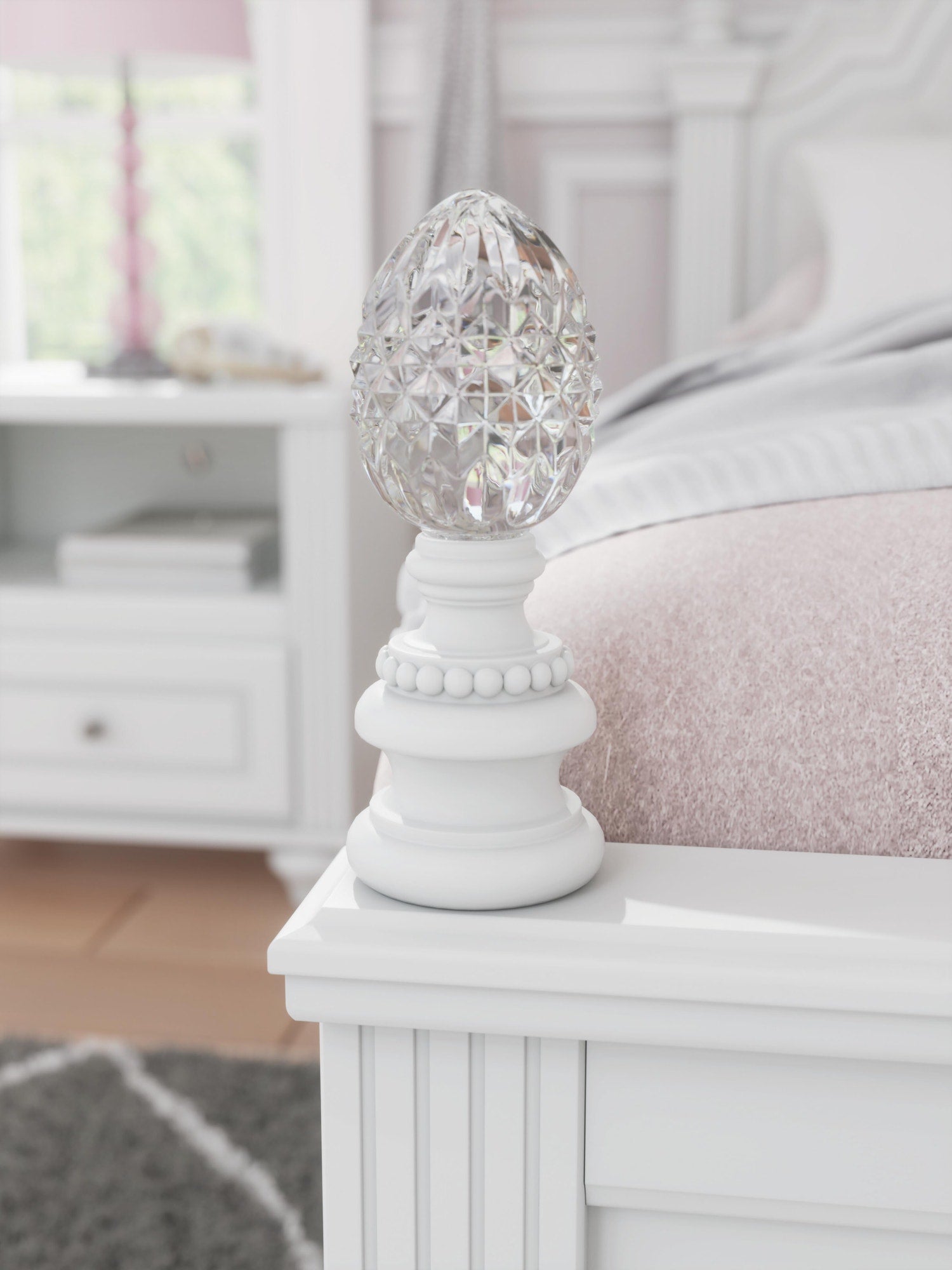 Kozlani Full Upholstered Panel Bed, Dresser and Mirror (PCB1819-SI) - Image 11