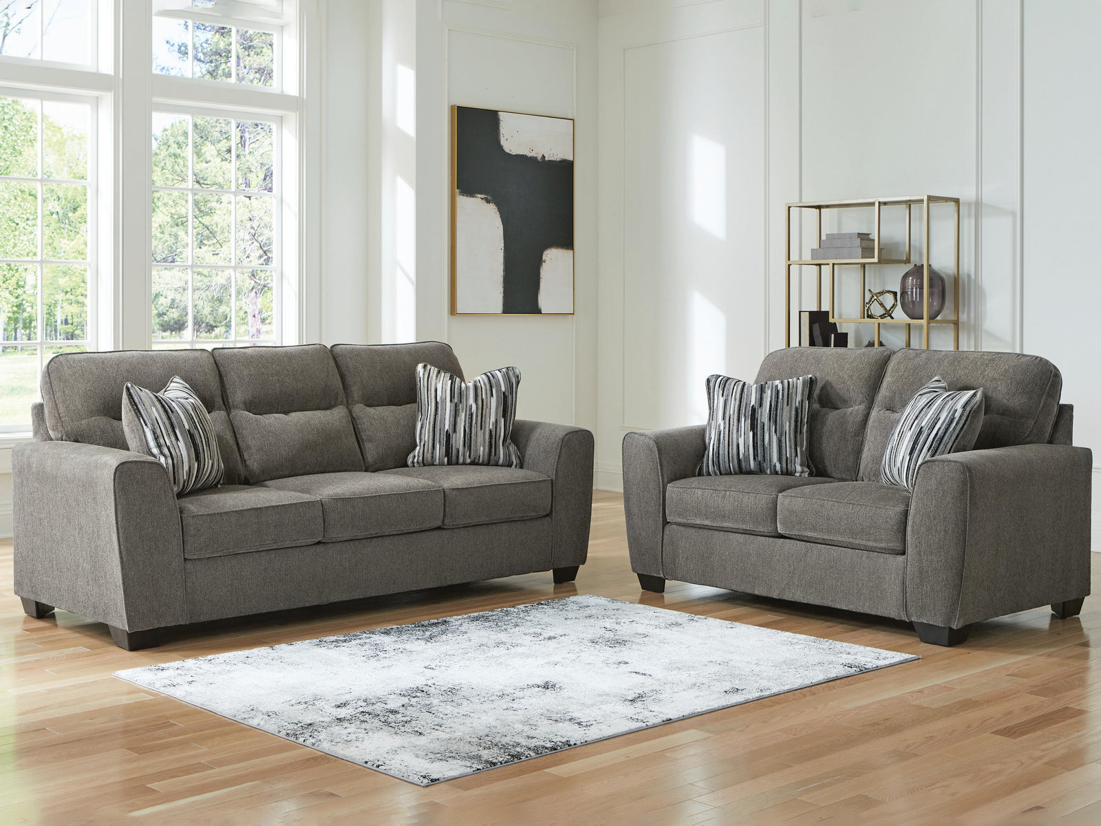 Olten Sofa and Loveseat (31305-SI) - Image 2