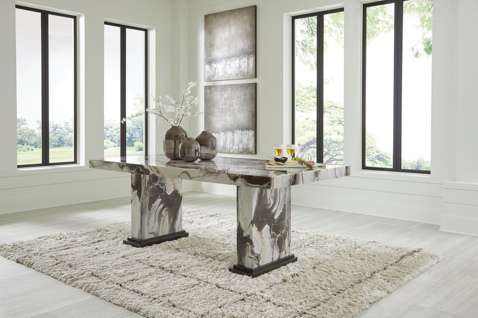 Jeshina Dining Table and 4 Chairs (PCD581-SI) - Image 10