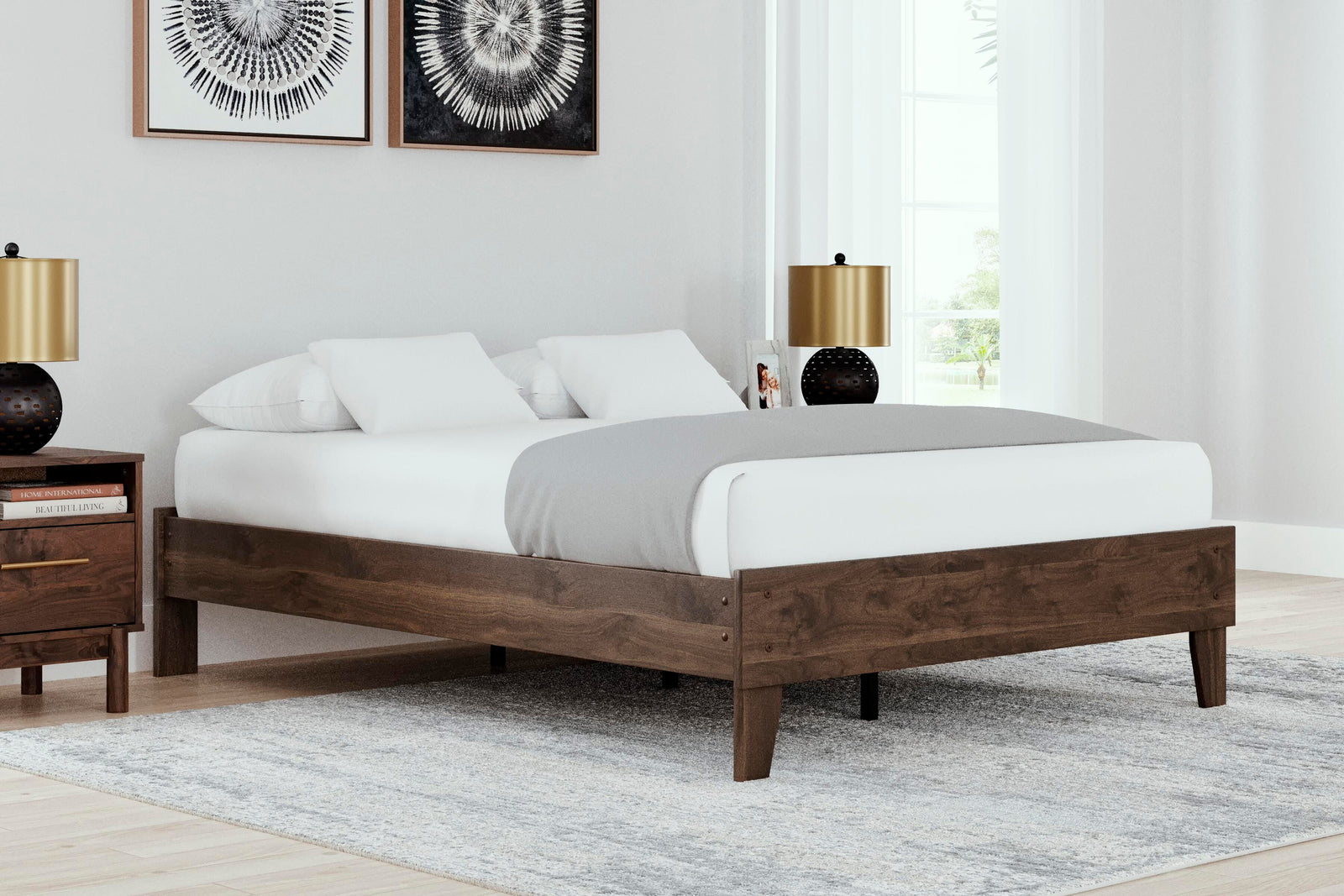 Calverson Platform Bed - Mocha (EB3660-SI) - Image 25