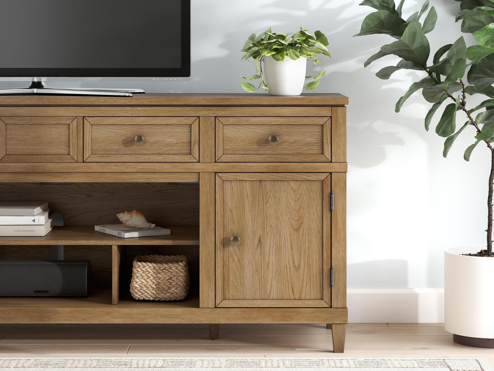 Sharlance 81 TV Stand (W655-SI) - Image 9