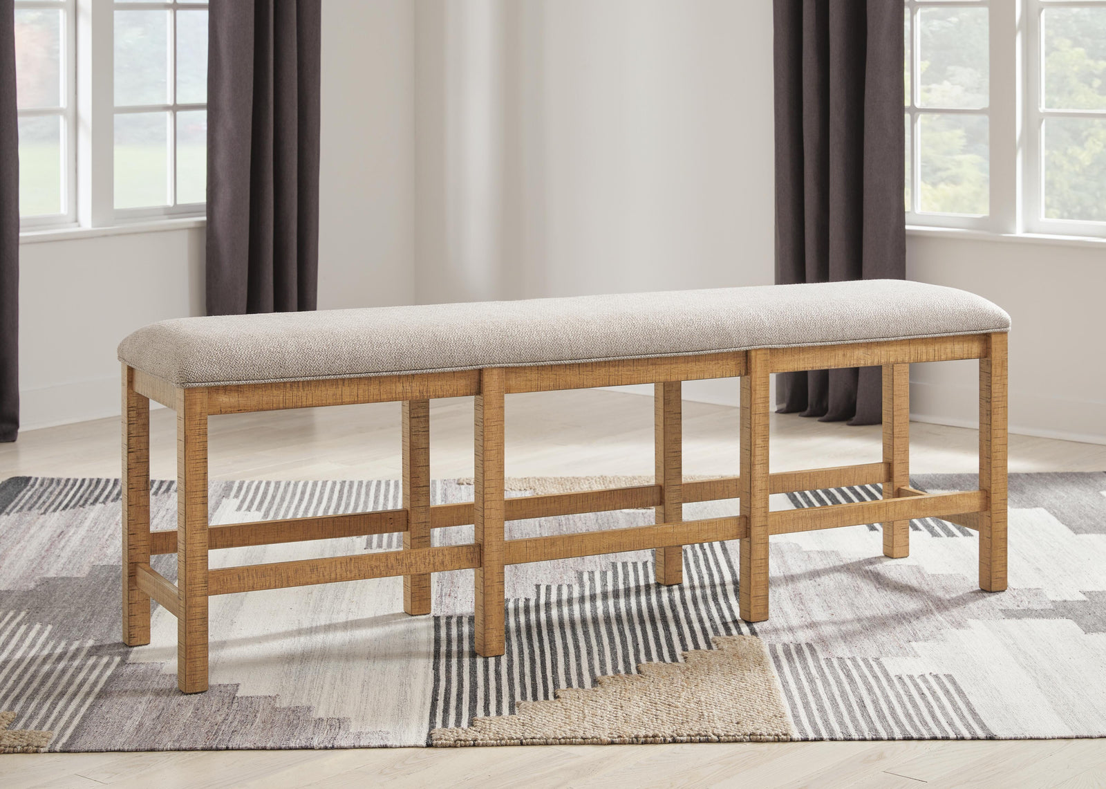 Havonplane 72 Counter Height Dining Bench (D773-SI) - Image 8