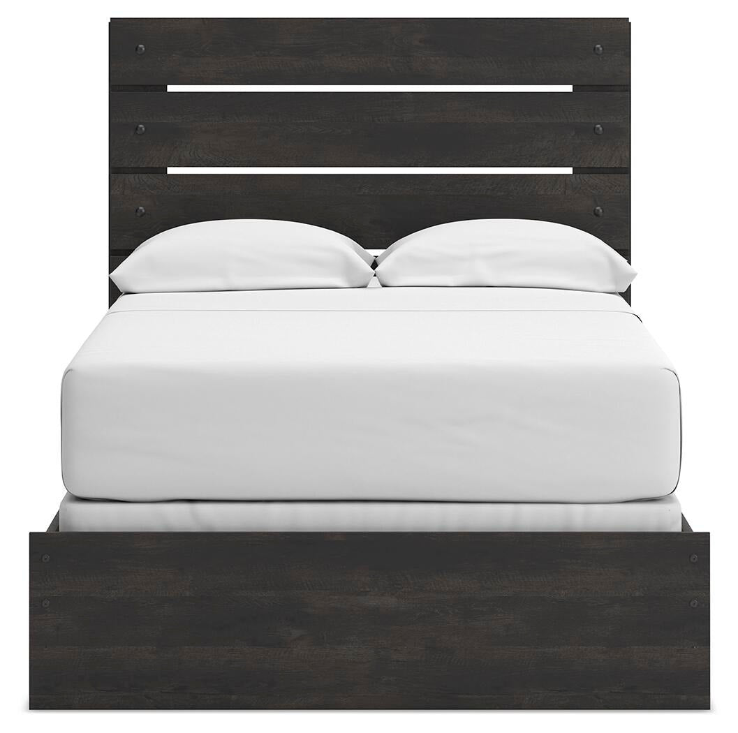 Hollivern Full Panel Bed, Dresser and Mirror (PCB2108-SI) - Image 9