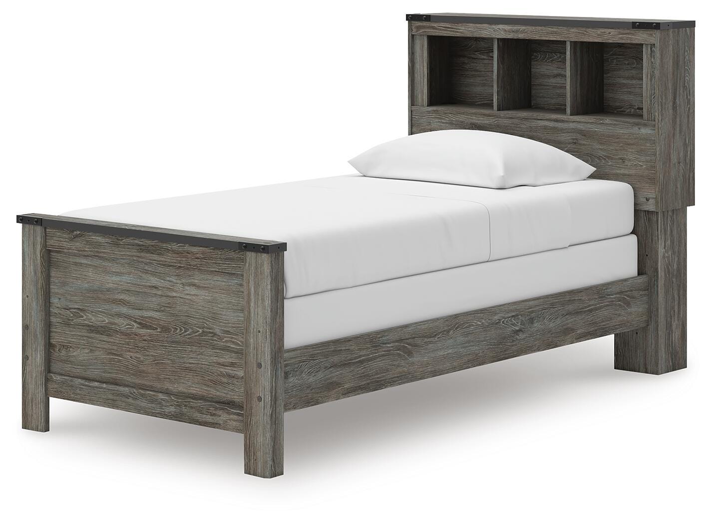 Frandern Bookcase Bed, Dresser and Mirror (B4480-SI) - Image 15
