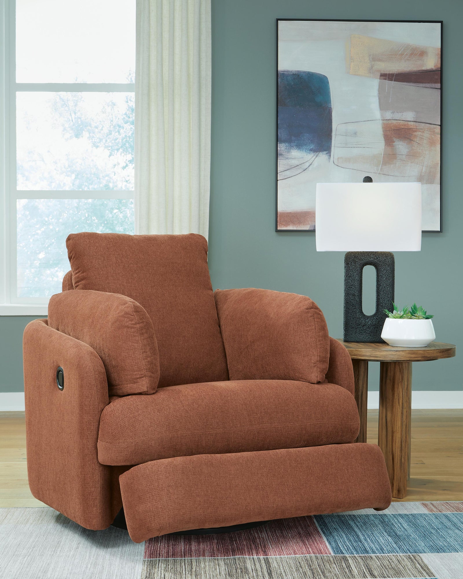 Modmax Swivel Glider Recliner (92102-SI) - Image 8