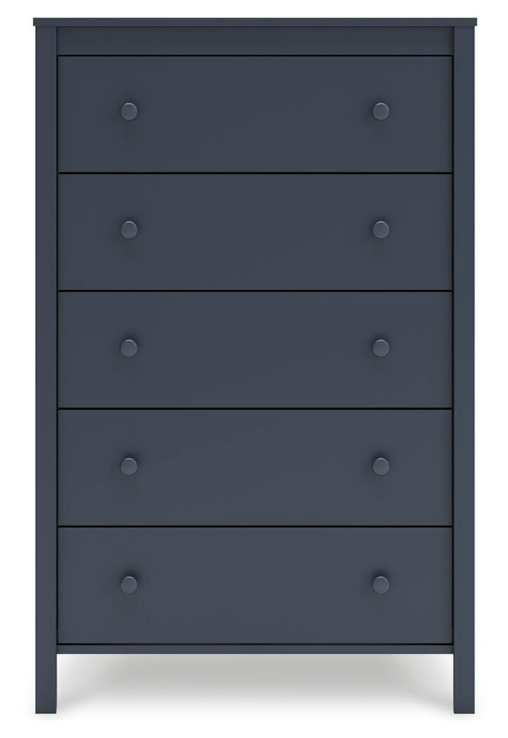 Simmenfort Chest of Drawers - Navy Blue (EB1528-SI)