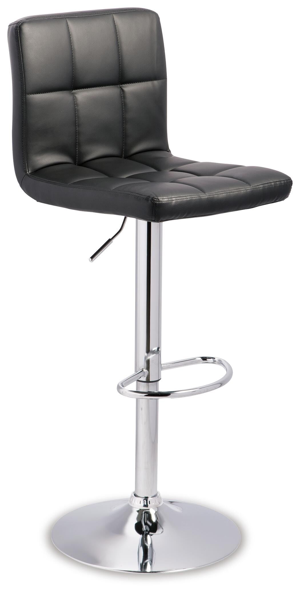 Bellatier Adjustable Height Bar Stool (Set of 2) (D120-SI) - Image 4