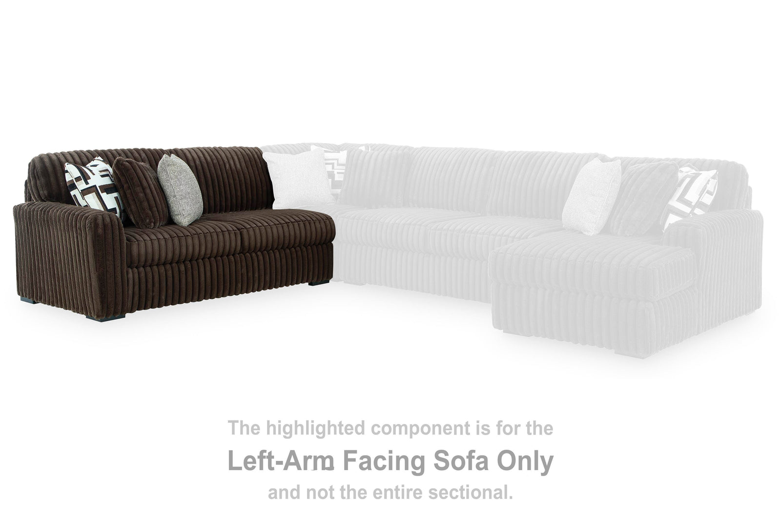 Midnight-Madness Oversized Chaise (98104-SI) - Image 34