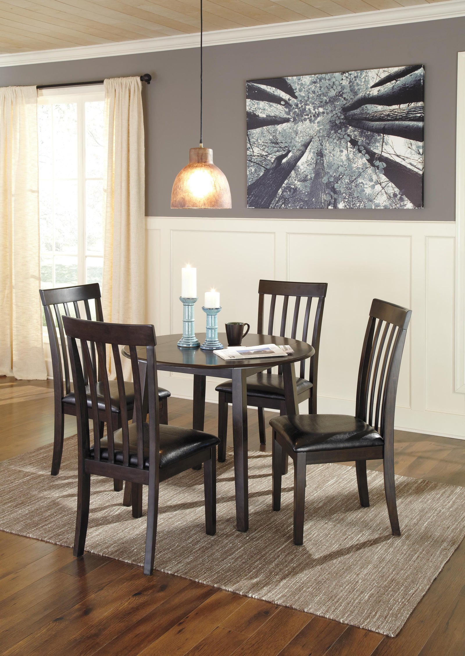 Hammis Dining Table and 4 Chairs (D310-SI) - Image 3