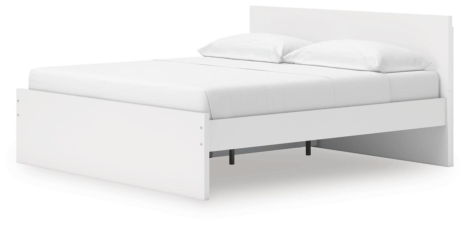 Onita Panel Platform Bed with Storage - White (EB9630-SI) - Image 5