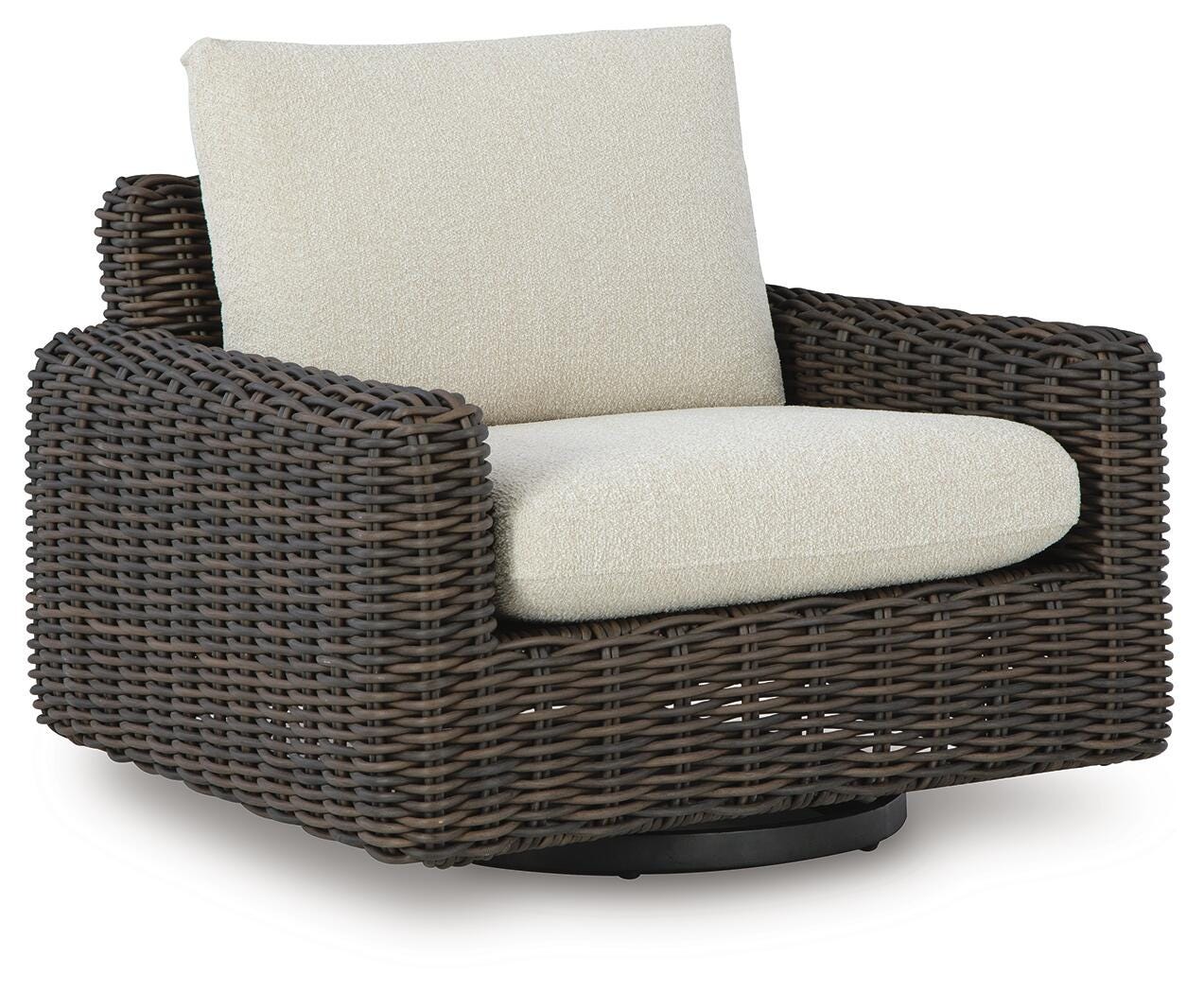 Kimora Outdoor Right and Left-arm Facing Loveseat with Cushion (Set of 2) (P711-SI) - Image 25