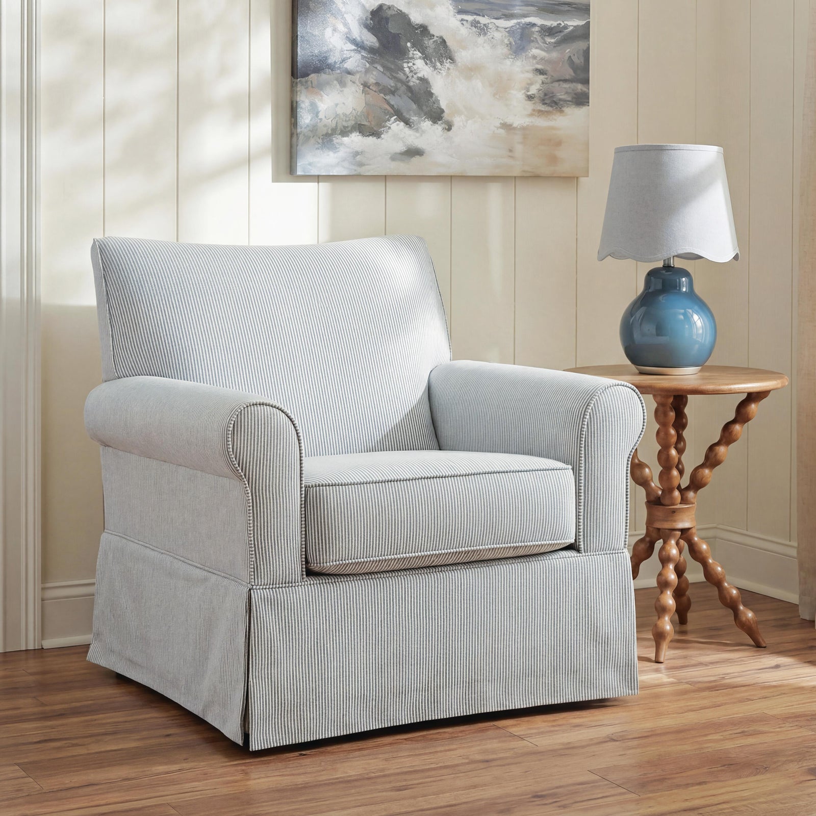 Searcy Swivel Glider Accent Chair (A3000853-SI) - Image 6