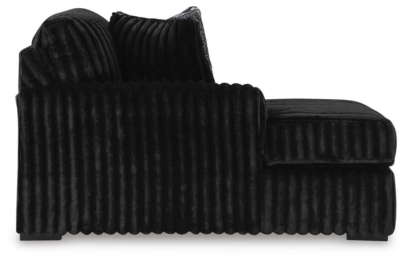 Midnight-Madness 2-Piece Sectional and Ottoman (98103-SI) - Image 7