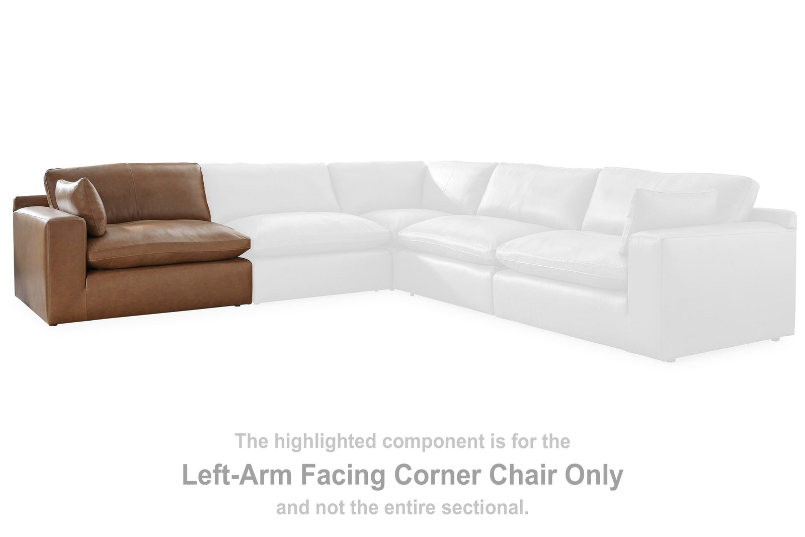 Emilia Left-Arm Facing Corner Chair (30901-SI) - Image 15