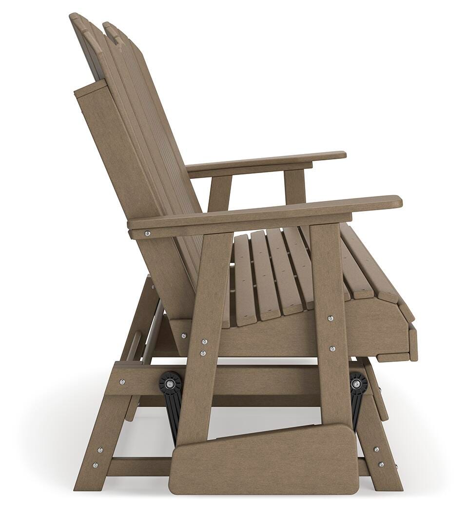Hyland Wave Outdoor Glider Loveseat (P114-SI) - Image 7