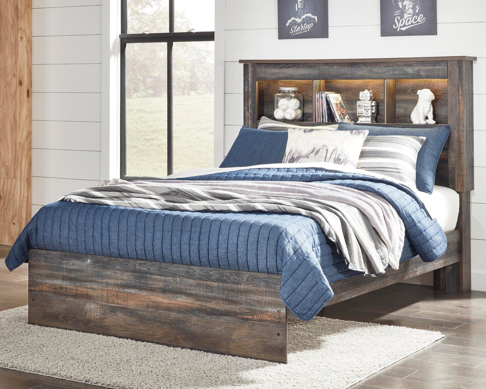 Drystan Bookcase Bed (Youth) - Multi (B211-SI) - Image 2