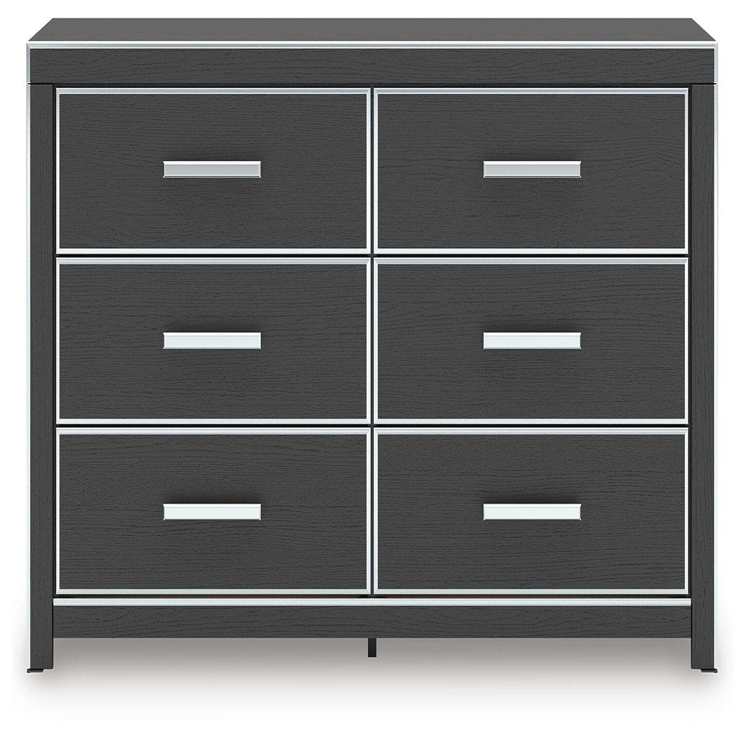 Zuraleus King Upholstered Bed, Dresser and Nightstand (PCB3380-SI) - Image 2