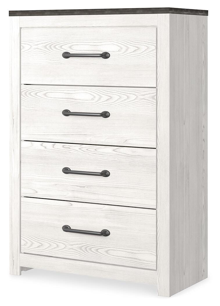 Gerridan Panel Bed and Chest - White/Gray (B1190-SI) - Image 7