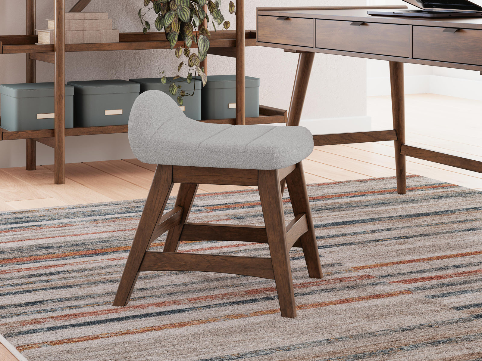 Lyncott Home Office Desk Chair (H615-SI) - Image 8
