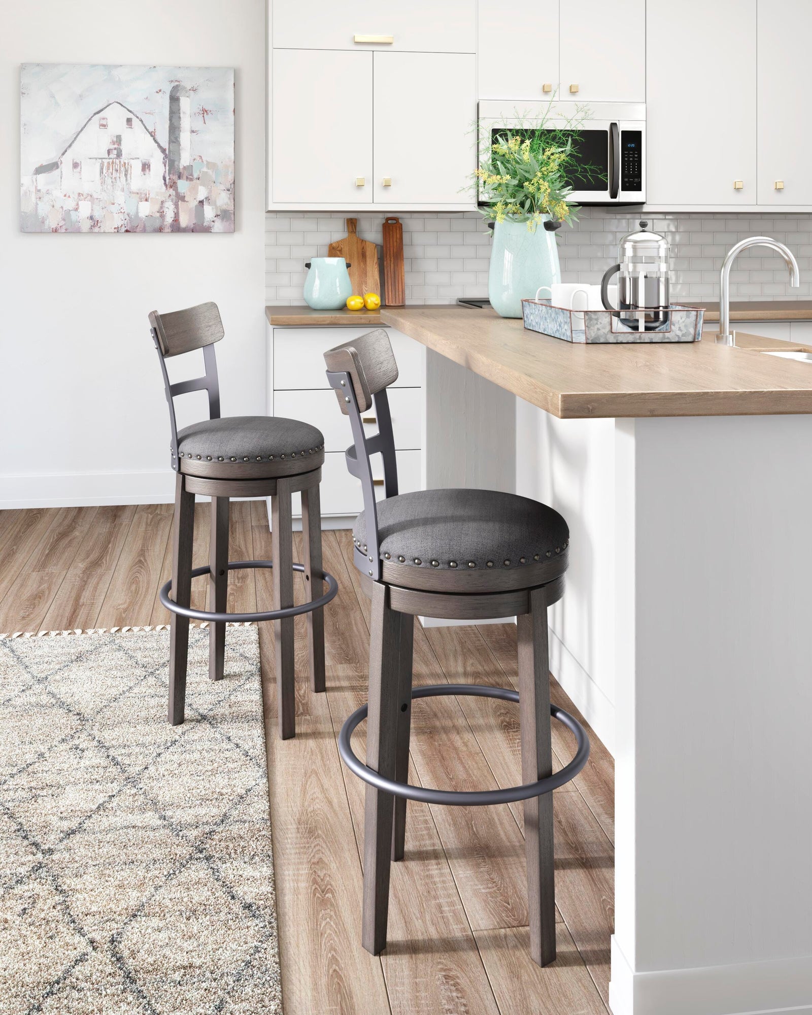 Caitbrook Bar Height Bar Stool (D388-SI) - Image 8