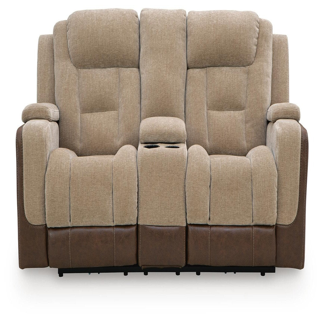 Mixed Motion Power Reclining Loveseat with Console (PC83504-SI) - Image 7