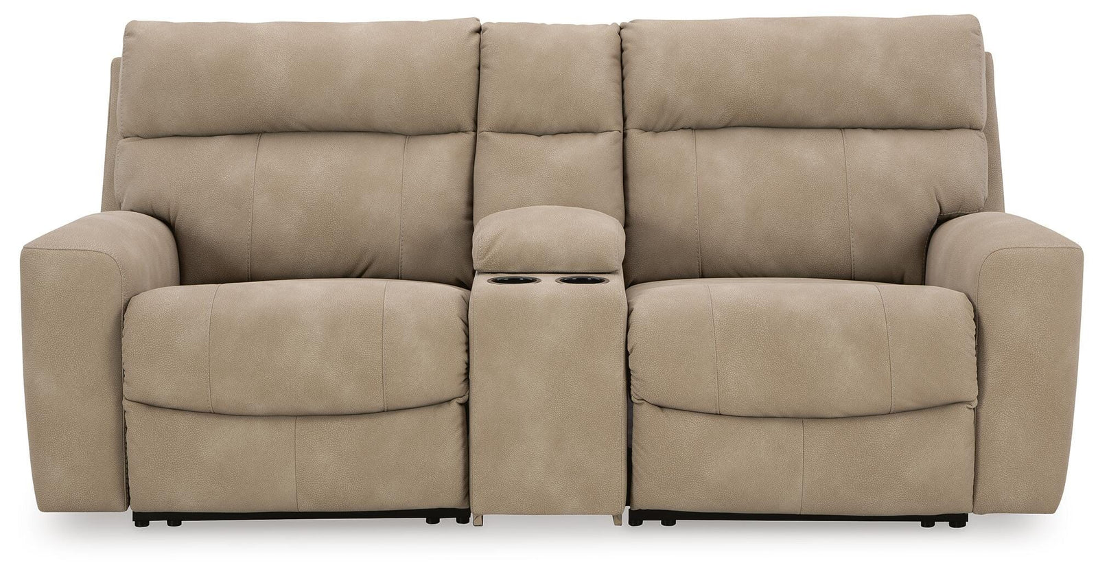 Next-Gen Durapella 3-Piece Power Reclining Sectional Loveseat with Console (61004-SI)
