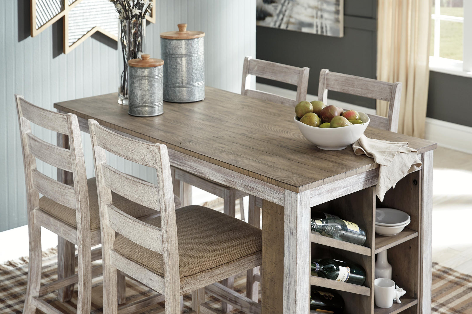 Skempton Counter Height Dining Table (D394-SI) - Image 8