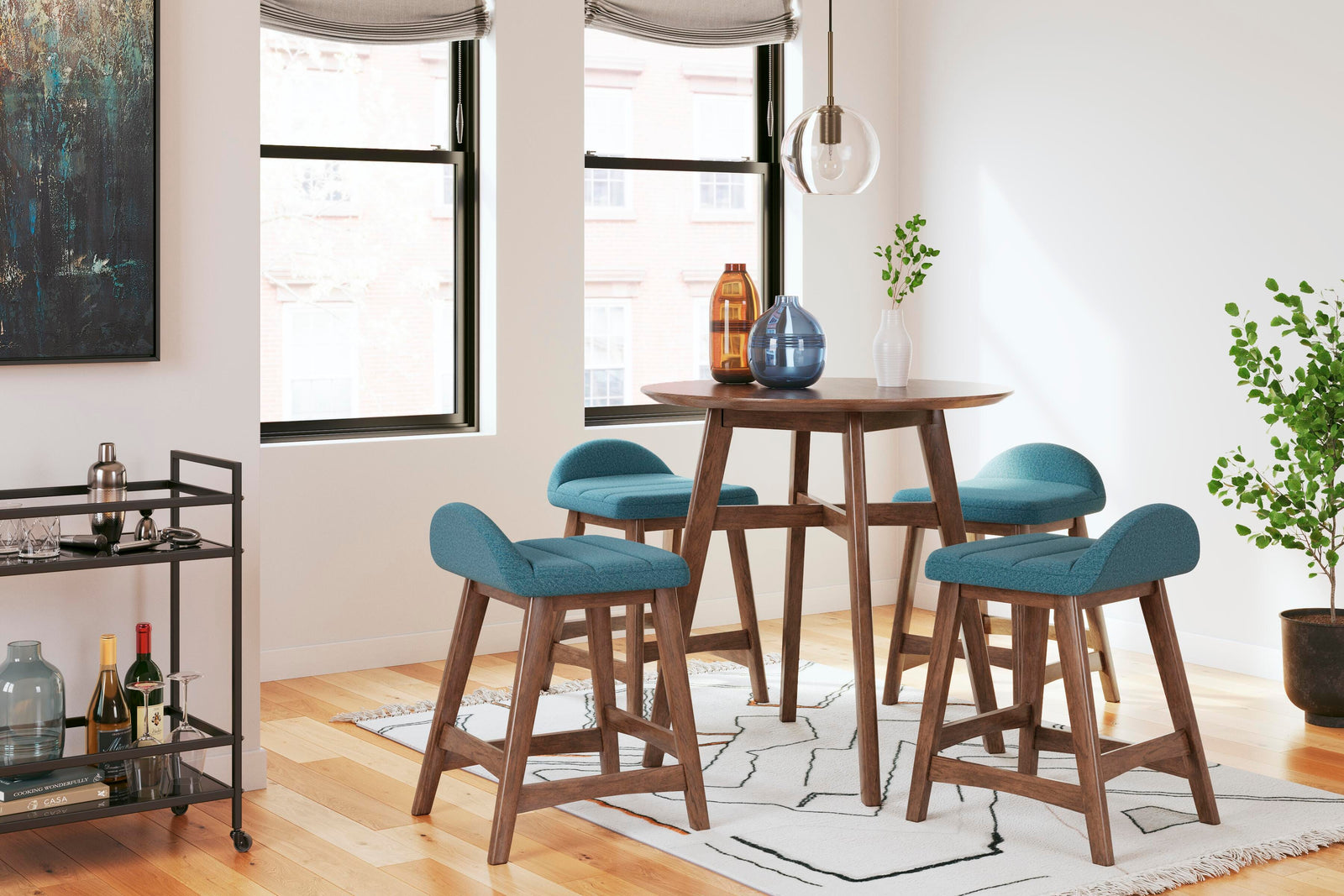 Lyncott Counter Height Bar Stool (D615-SI) - Image 33