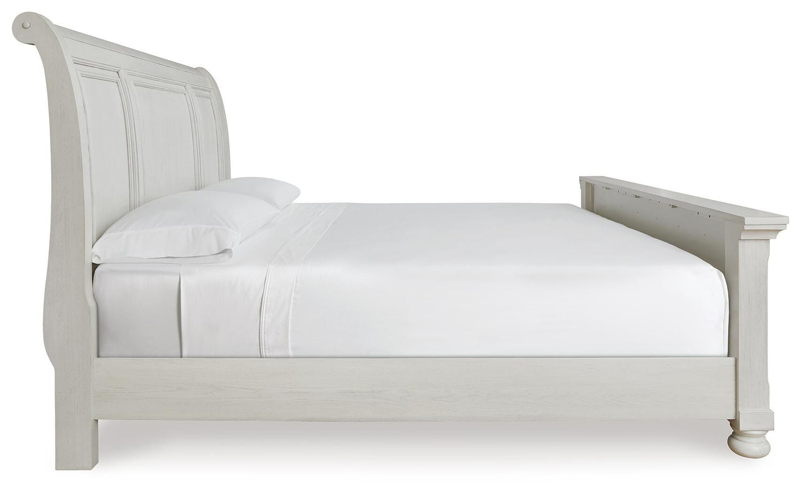 Robbinsdale Sleigh Bed - Antique White (B742-SI) - Image 3