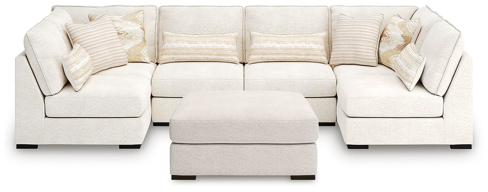 Donelson Creek 4-Piece Sectional and Ottoman (48002-SI)