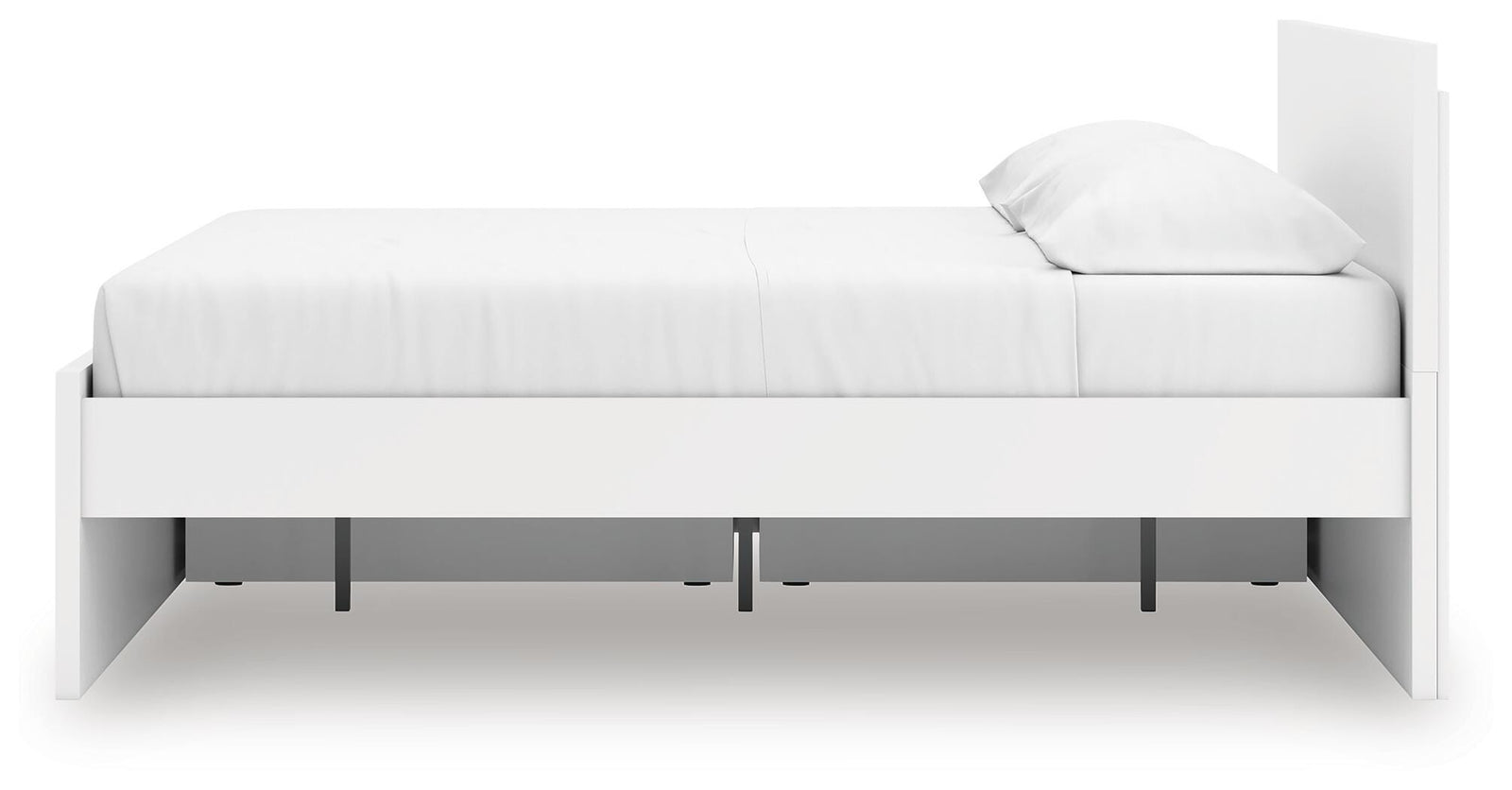 Onita Panel Platform Bed with Storage - White (EB9630-SI) - Image 8