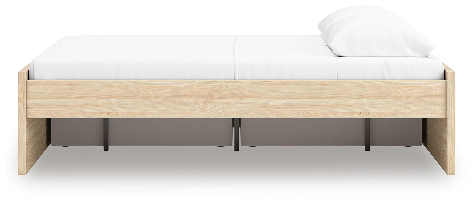 Onita Platform Bed with 2 Side Storage - Natural (EB9632-SI) - Image 8