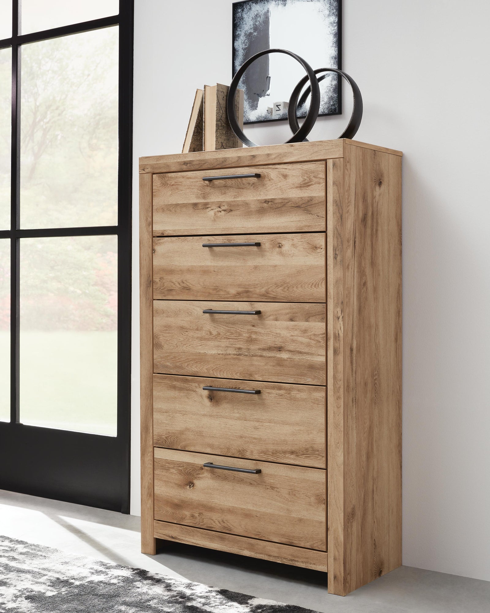 Hyanna Chest of Drawers - Tan Brown (B1050-SI) - Image 5