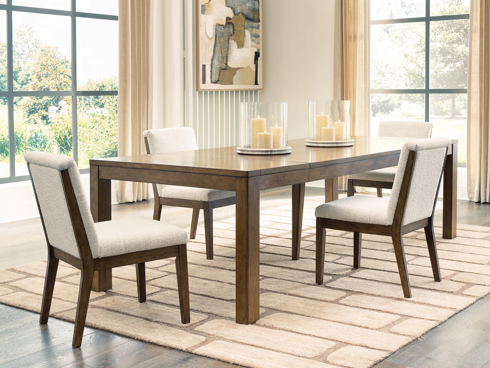Marxmore Extension Dining Table and 4 Chairs (D863-SI) - Image 2