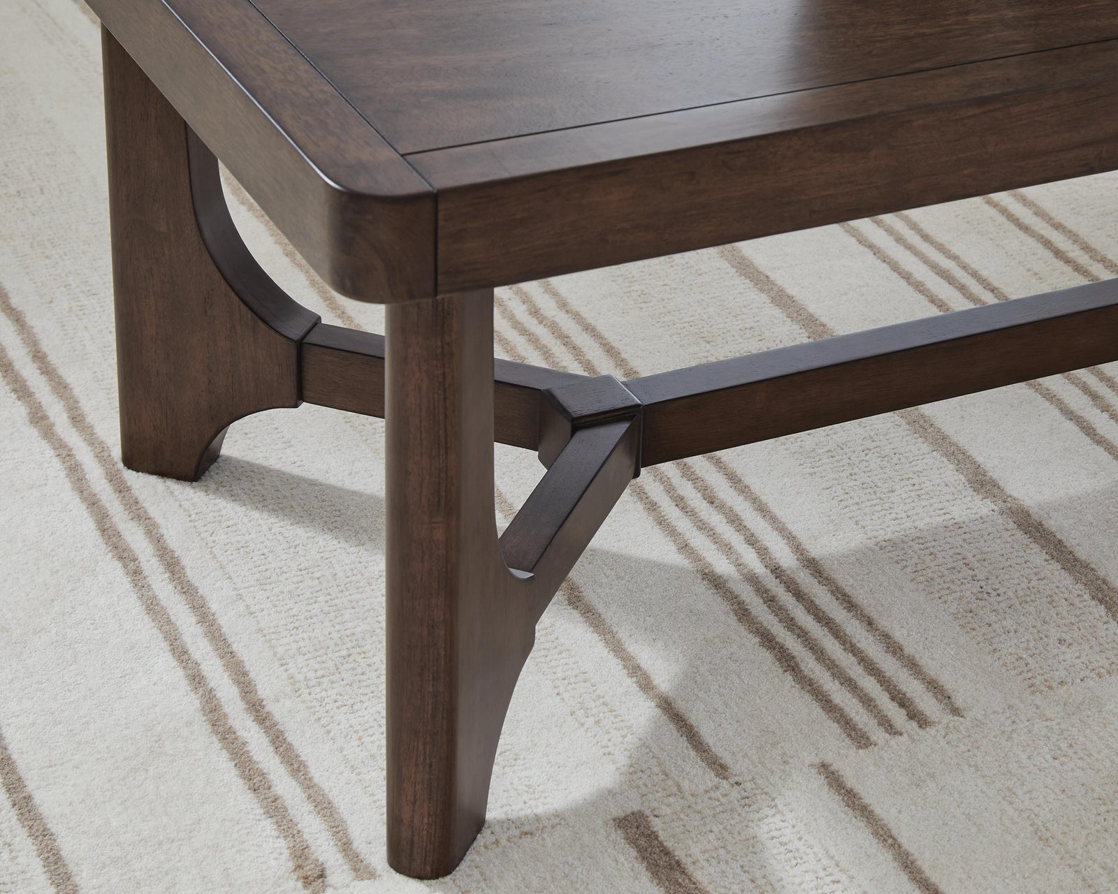 Korestone Coffee Table - Dark Brown (T438-SI) - Image 5