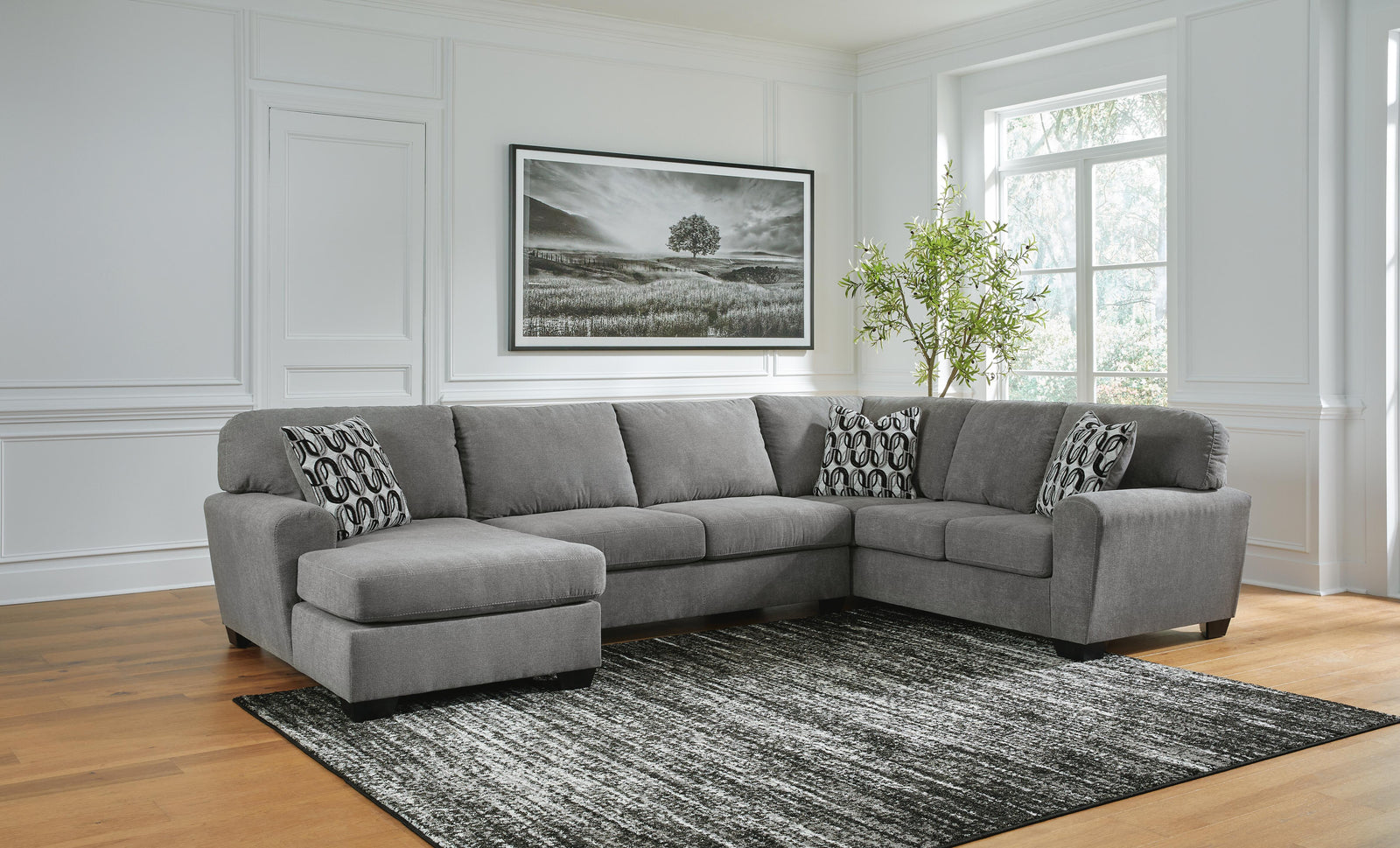 Birkdale Court 3-Piece Sectional with Chaise (32402-SI) - Image 2