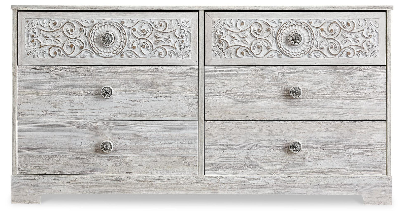 Paxberry Dresser - Whitewash (EB1811-SI)