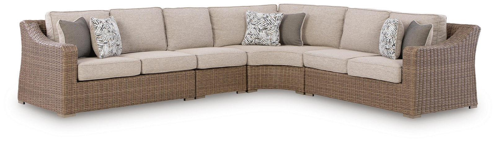 Laguna Heights 4-Piece Outdoor Sectional (PCP790-SI)