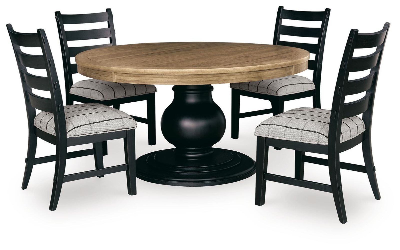 Ridgester Dining Table and 4 Chairs (D858-SI)