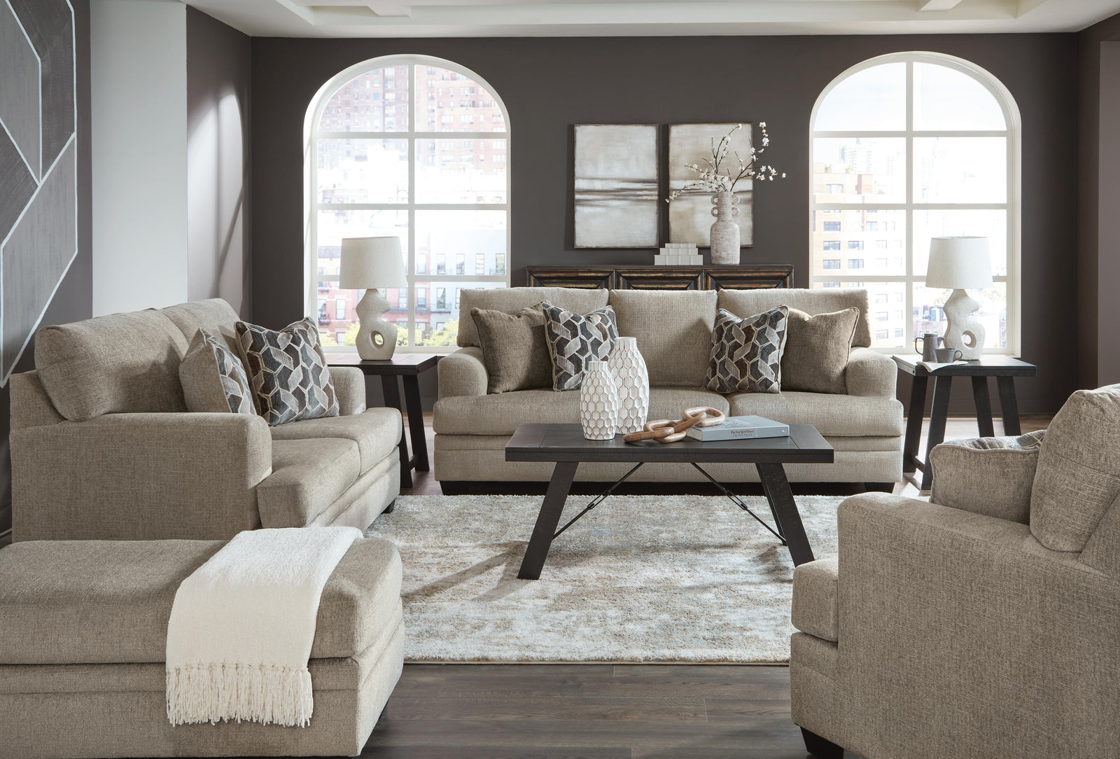 Stonemeade Sofa, Loveseat, Oversized Chair and Ottoman (59504-SI) - Image 18