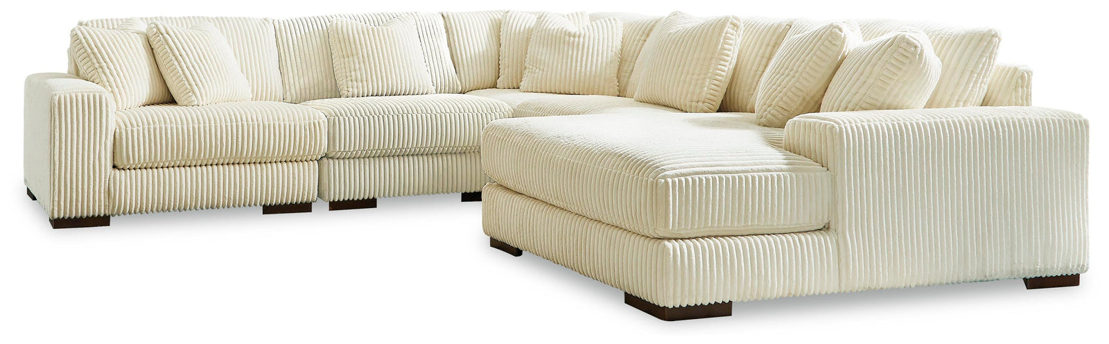 Lindyn 5-Piece Sectional with Chaise (21104-SI)