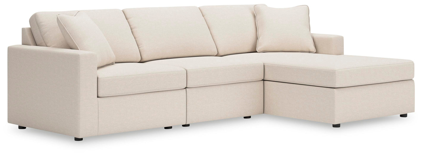 Modmax 3-Piece Sectional with Chaise (92103-SI) - Image 2
